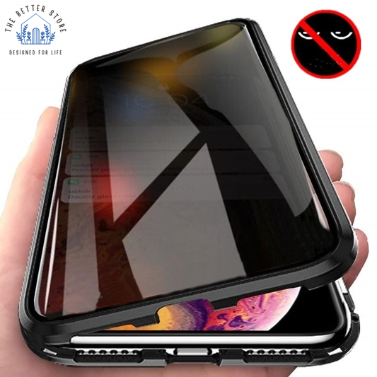 Anti-Spy Tempered Glass iPhone Case