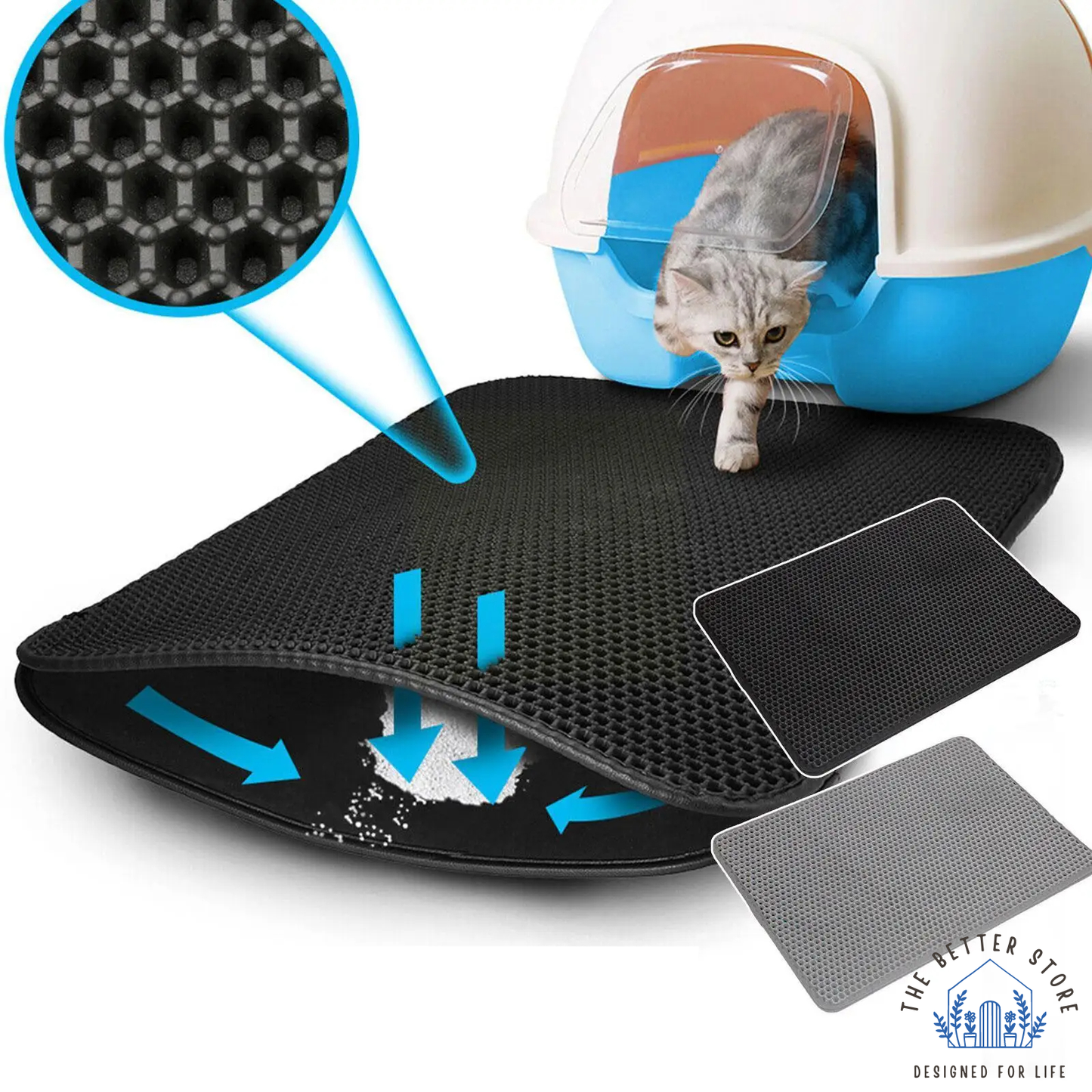 TBS™ Non-Slip Kitty Mat
