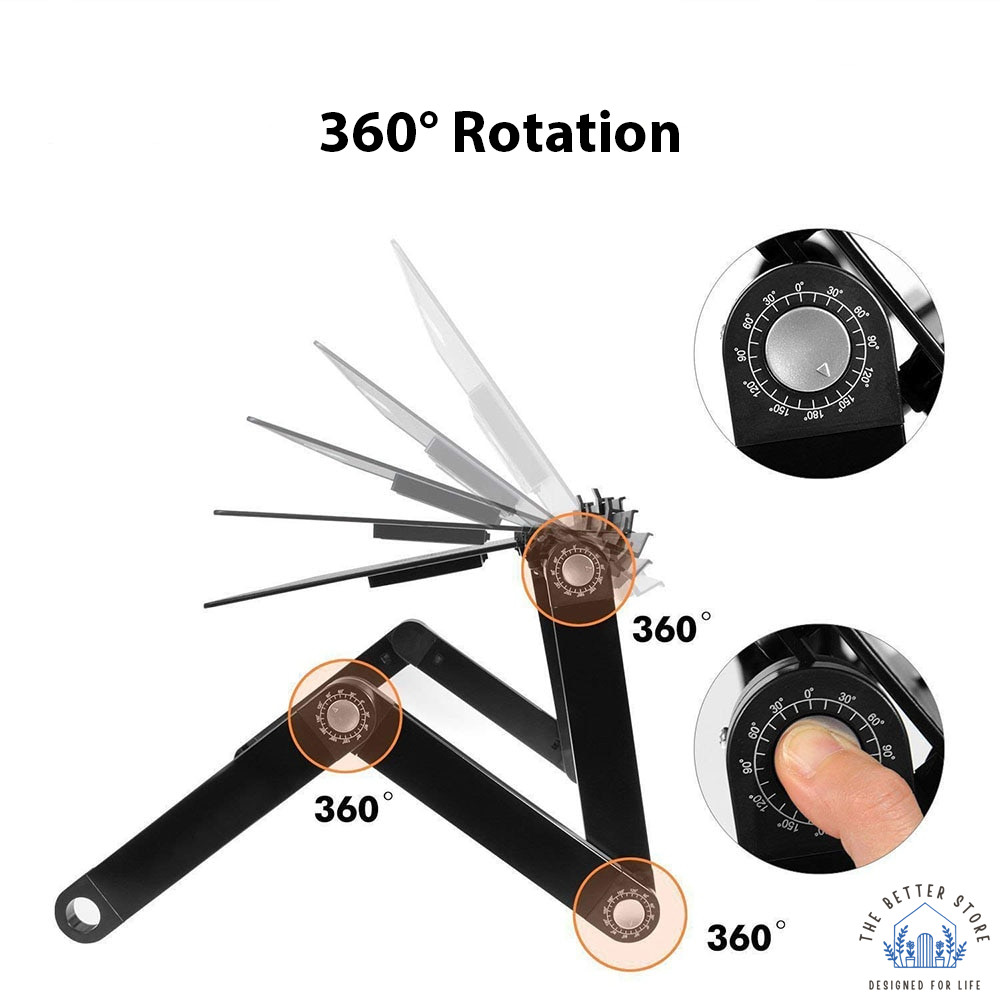 Laptop Table & Bed Stand with Mouse Pad