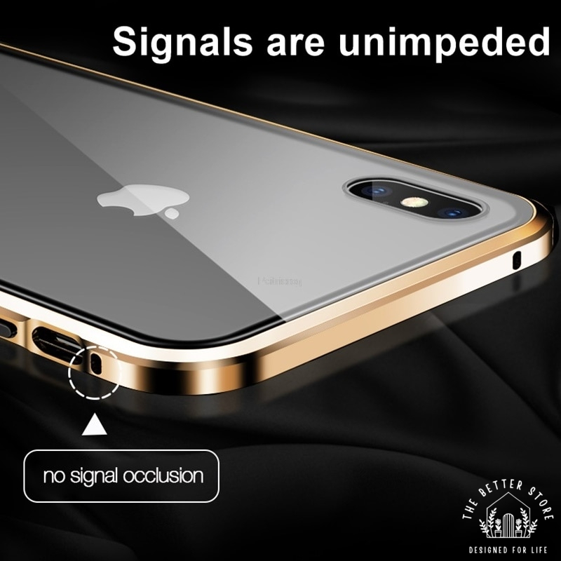 Anti-Spy Tempered Glass iPhone Case