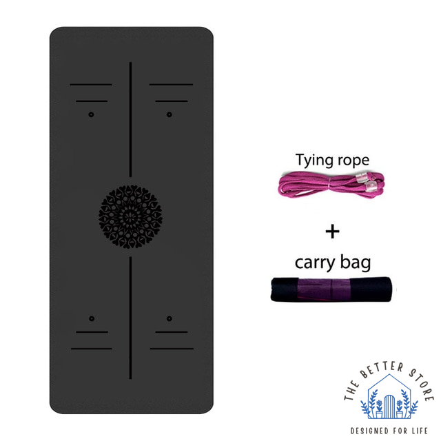 Non-Slip, Double Layered TPE Yoga Mat